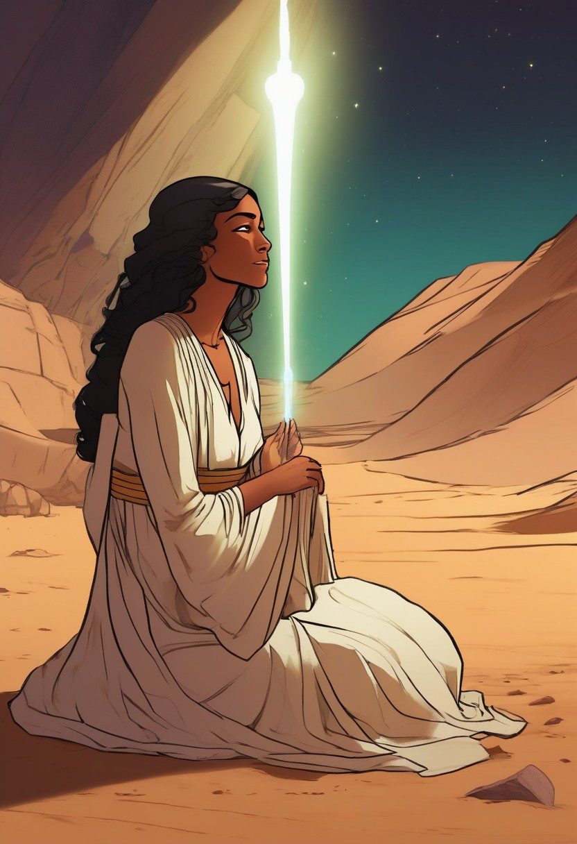Hagar, Genesis 16:1–16, comic art