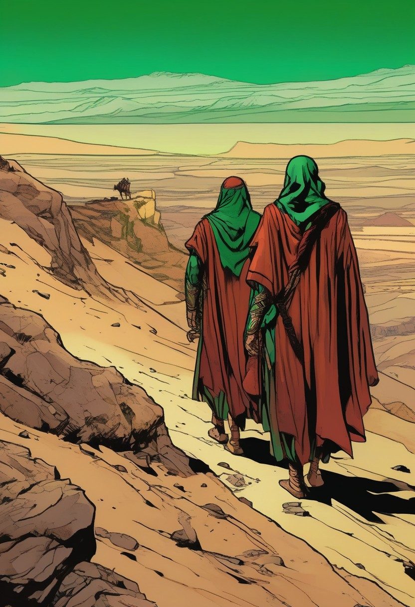 Parting Ways, Genesis 13:5–18, comic art