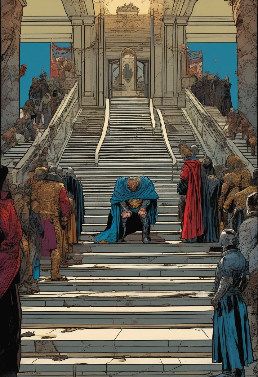 Absalom, My Son, 2 Samuel 18:24–33, comic art