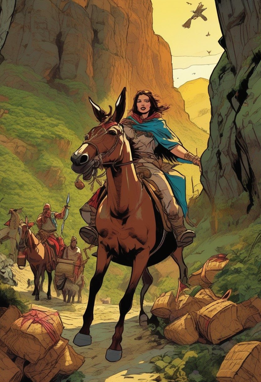 Abigail, 1 Samuel 25:14–35, comic art