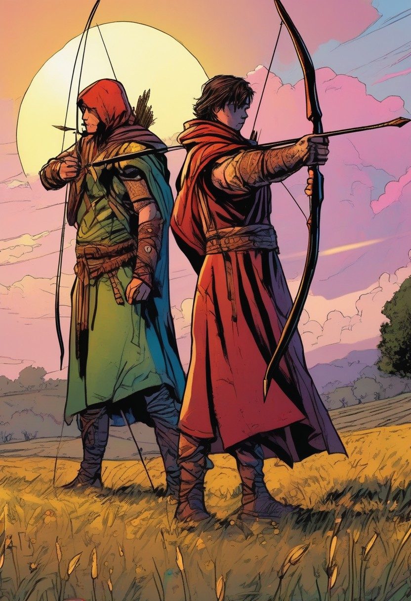 Arrows At Dawn, 1 Samuel 18:1–9, 1 Samuel 20:30–42, comic art