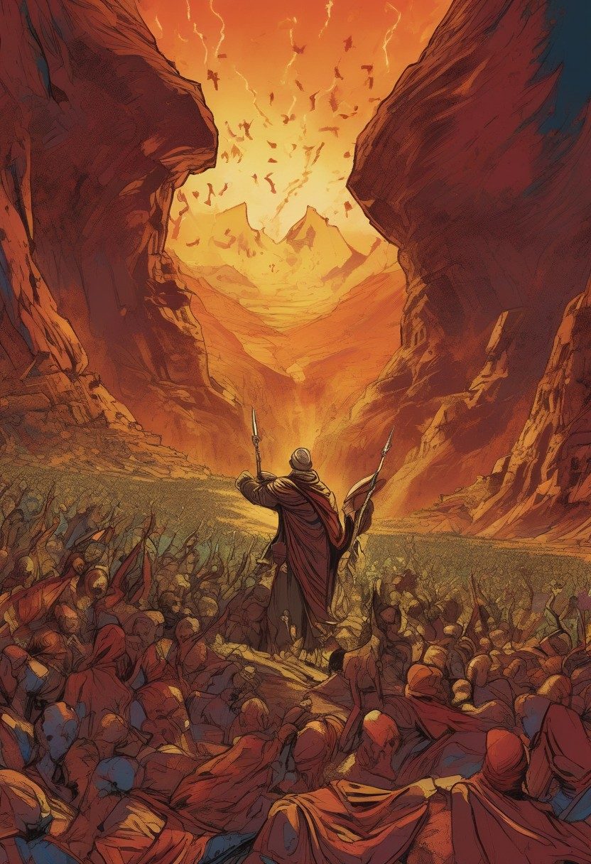 The Dry Bones, Ezekiel 37:1–14, comic art
