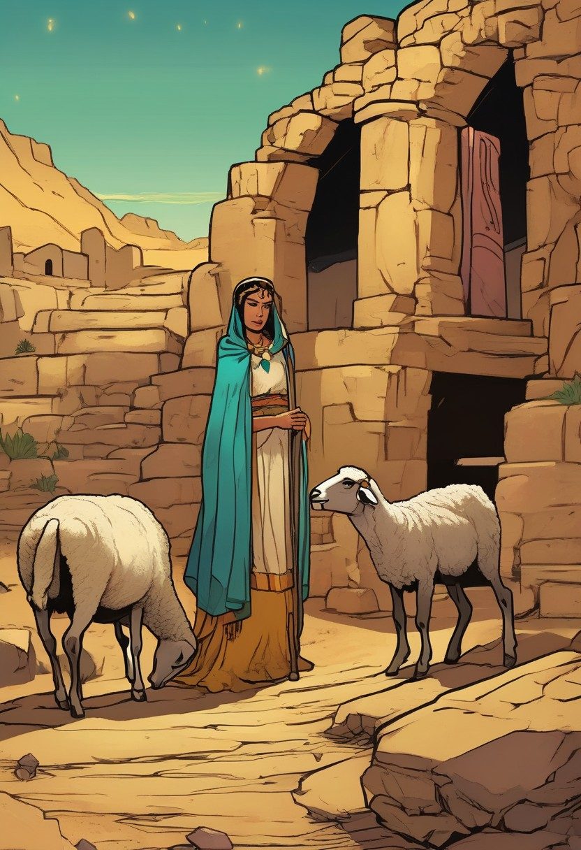Seven Years, Twice, Genesis 29:14–30, comic art