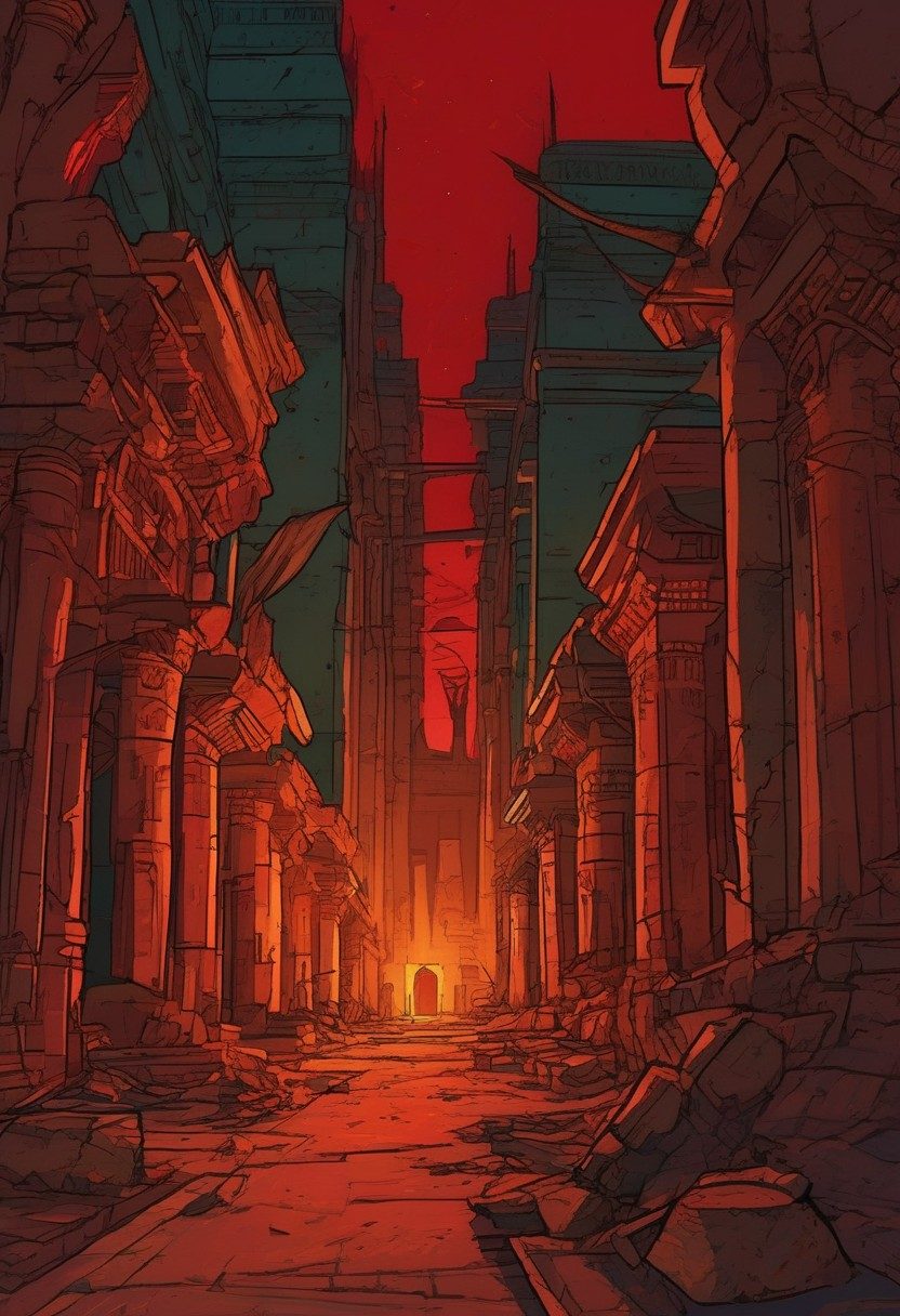 Midnight In Egypt, Exodus 12:29–36, comic art