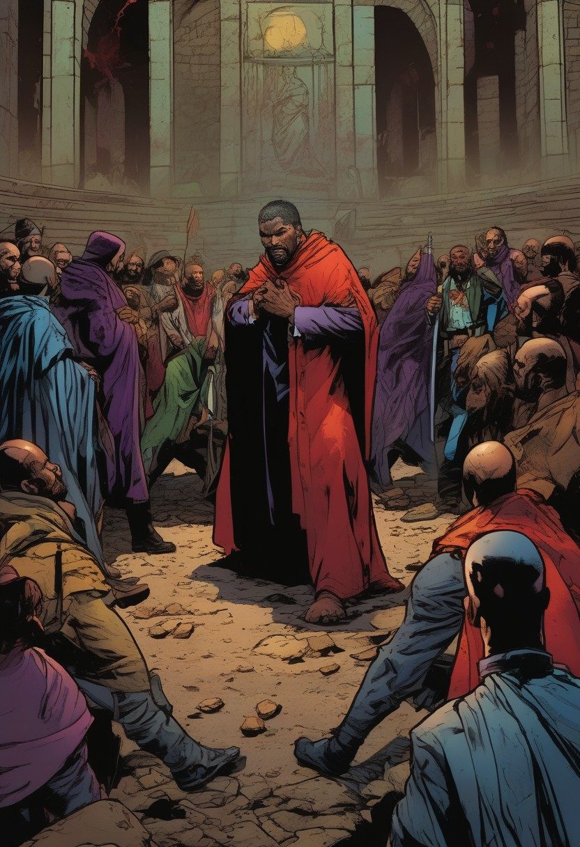 Left For Dead, Acts 14:8–20, comic art