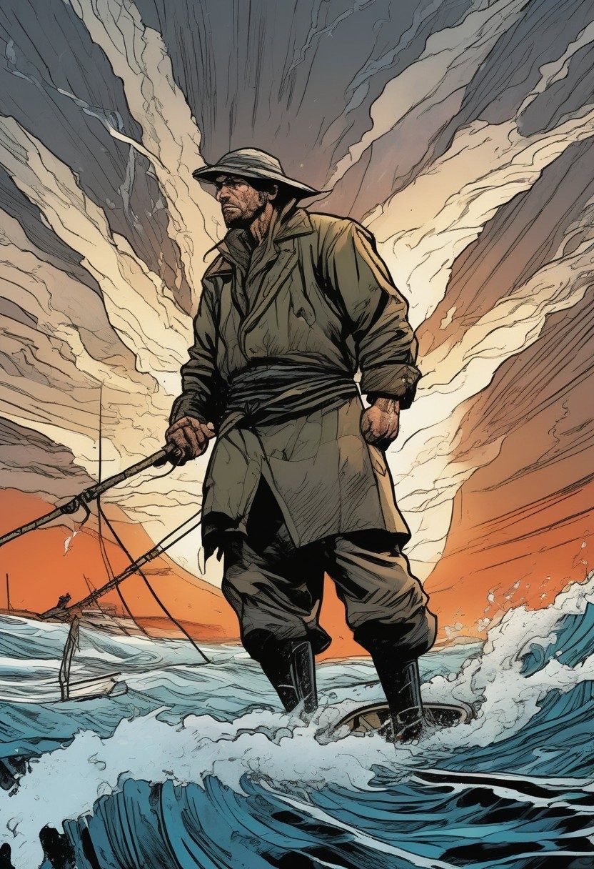 Walk On Water, Matthew 14:22–33, comic art