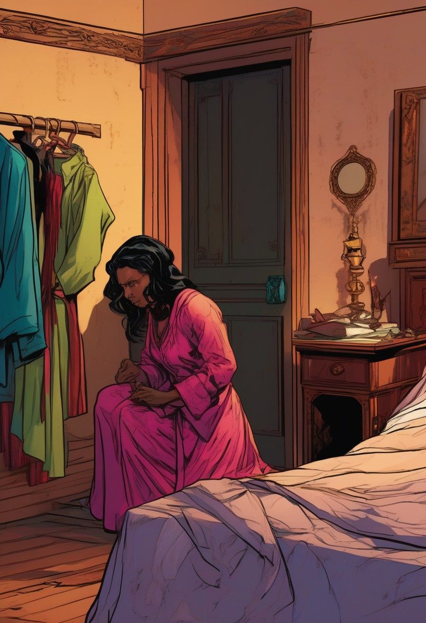 Tabitha, Get Up, Acts 9:36–43, comic art