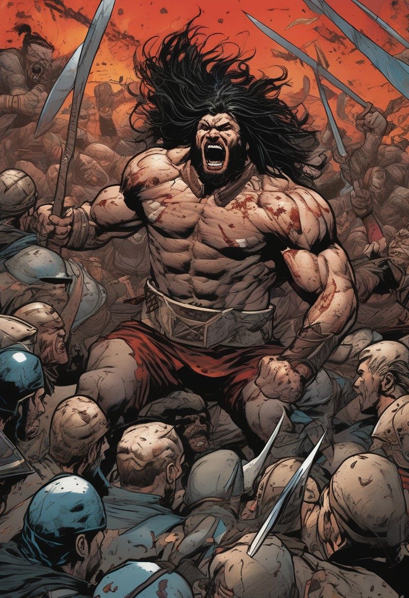 The Jawbone, Judges 15:9–17, comic art