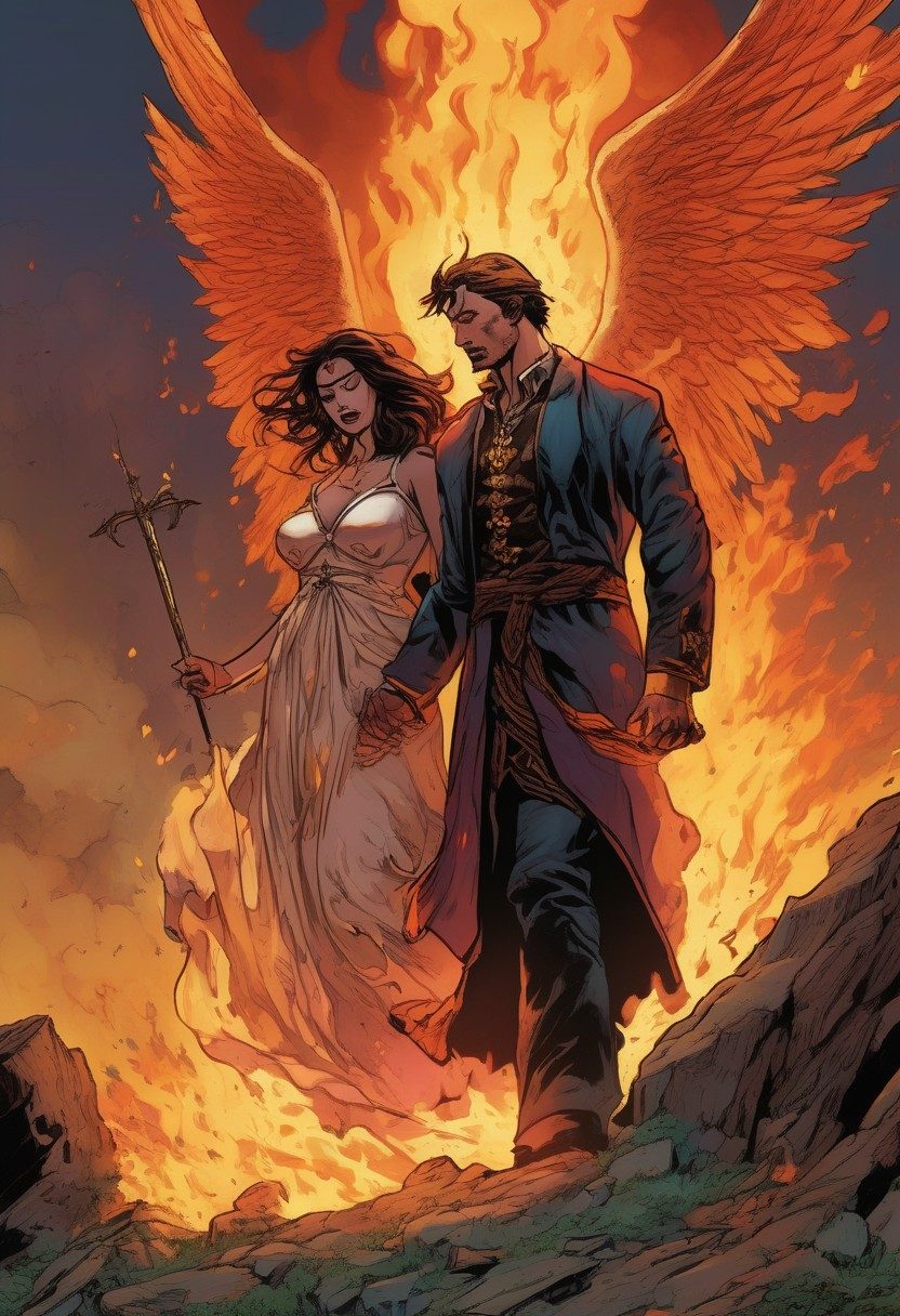 The Promised Child, Judges 13:2–14, Judges 13:24–25, comic art
