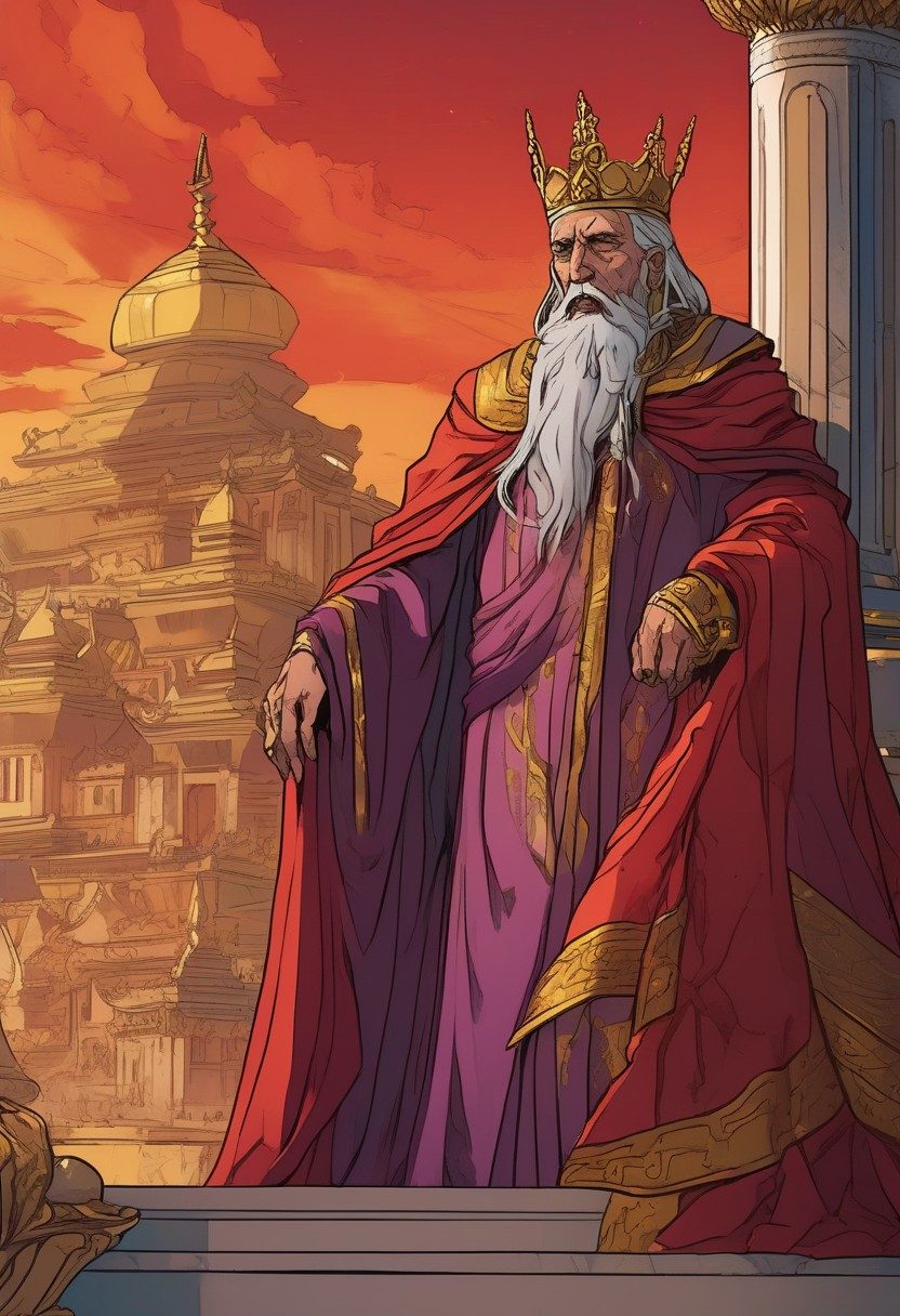 A Divided Heart, 1 Kings 11:1–13, comic art